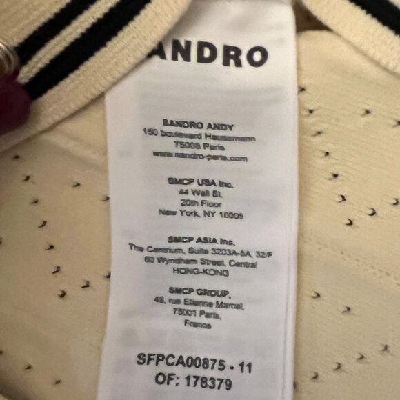 NWT Sandro crop bottun down cardigan - Picture 7 of 9